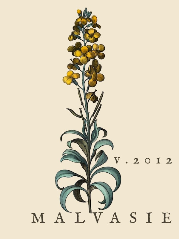 Arbe Garbe Malvasie 2012 Front Label