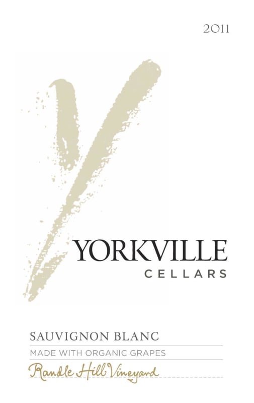 Yorkville Cellars Randle Hill Vineyard Sauvignon Blanc 2011 Front Label