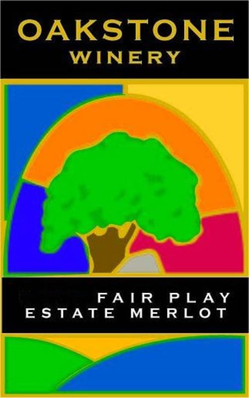 Oakstone Winery Estate Merlot 2009 Front Label