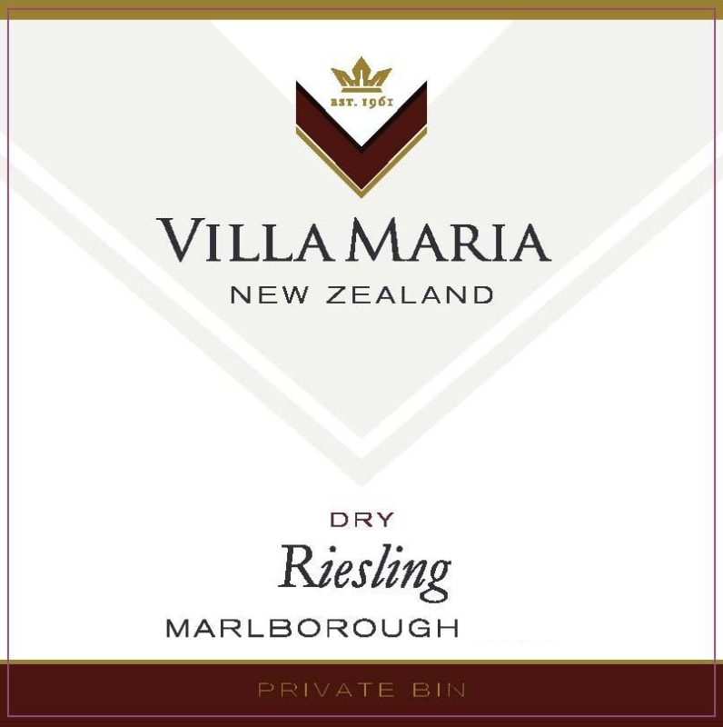 Villa Maria Private Bin Riesling 2014 Front Label