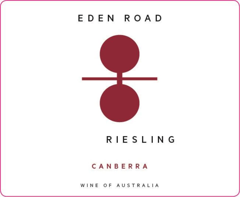 Eden Road Canberra Riesling 2014 Front Label