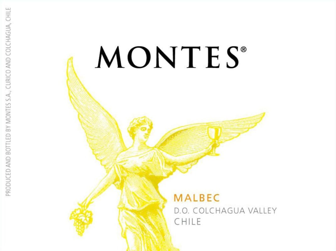 Montes Malbec 2014 Front Label