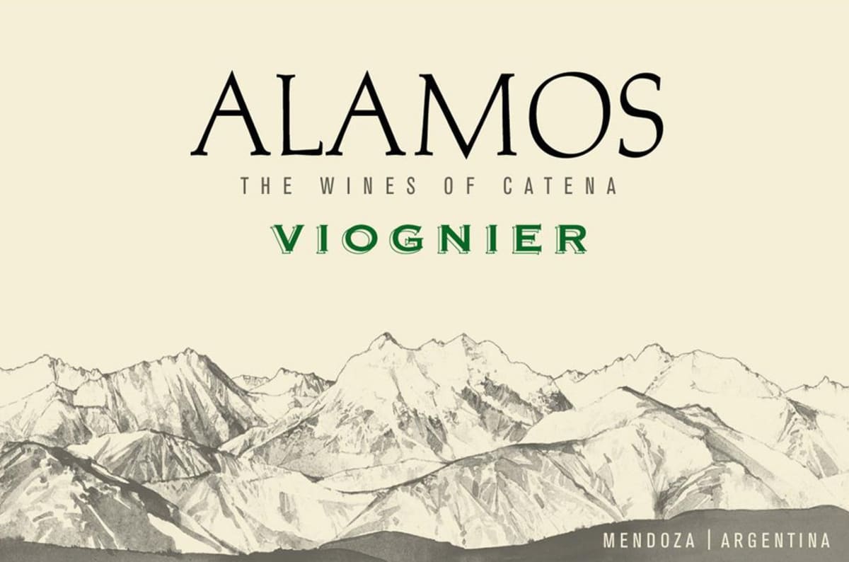Alamos Viognier 2014 Front Label