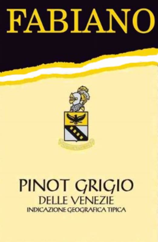 Fabiano Pinot Grigio 2014 Front Label