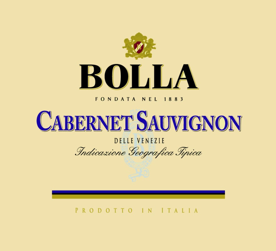Bolla Cabernet Sauvignon 2014 Front Label