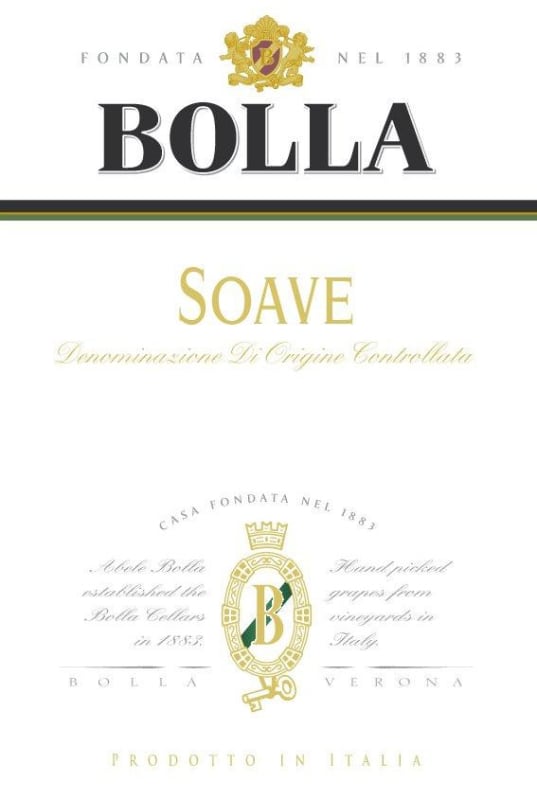 Bolla Soave 2014 Front Label