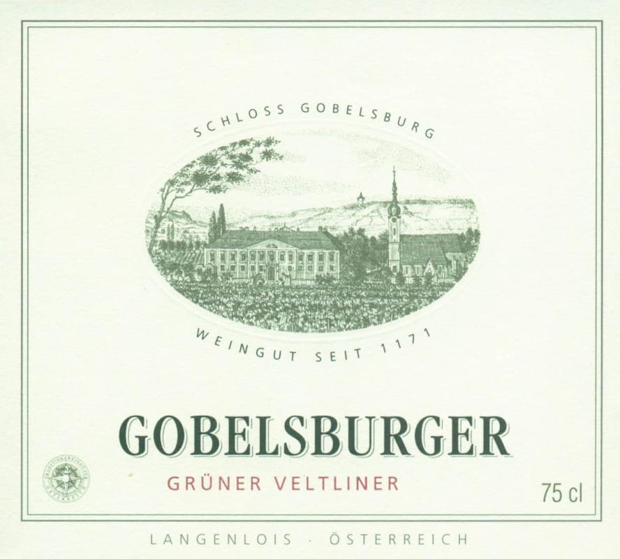 Schloss Gobelsburg Gobelsburger Gruner Veltliner 2014 Front Label