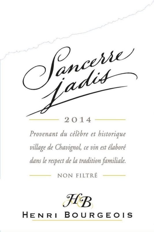 Henri Bourgeois Sancerre Jadis 2014 Front Label