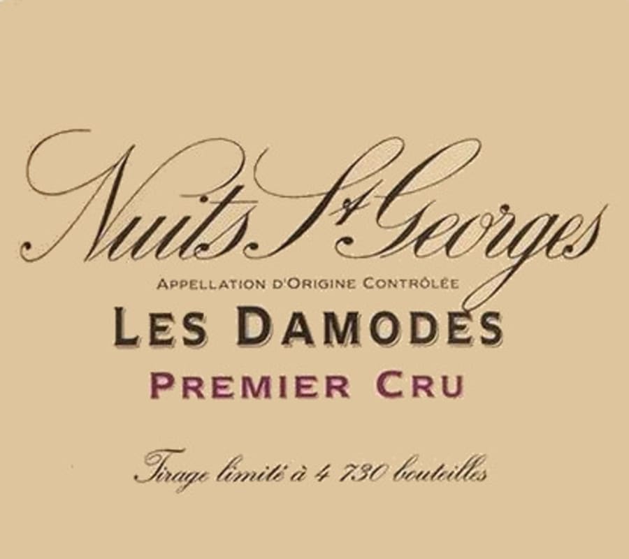 Domaine de la Vougeraie Nuits Saint Georges Les Damodes Premier Cru 2014 Front Label
