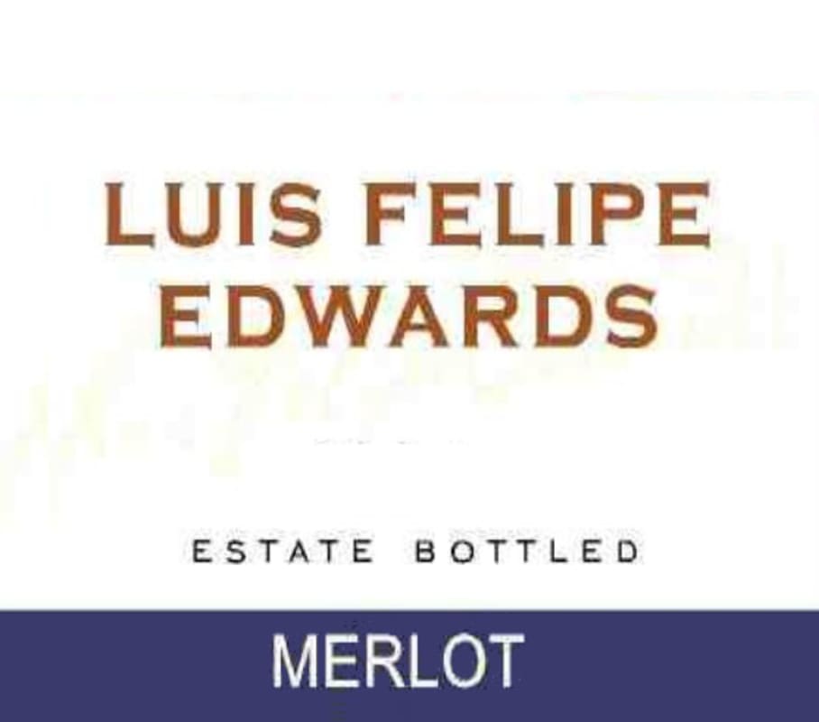 Luis Felipe Edwards Merlot 2014 Front Label
