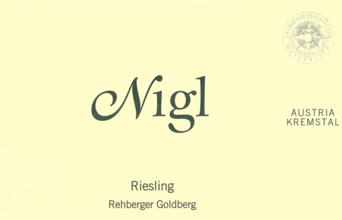 Nigl Rehberger Goldberg Riesling 2014 Front Label