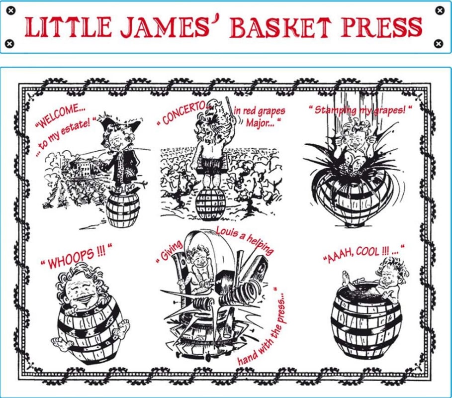 Chateau de Saint Cosme Little James Basket Press 2014 Front Label