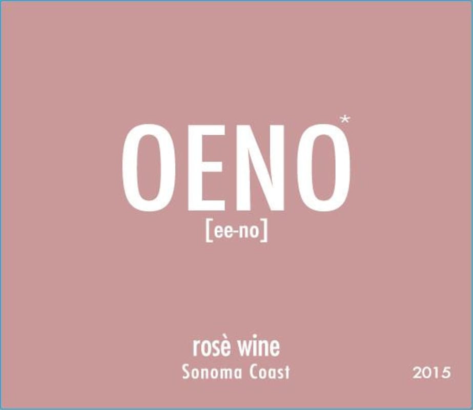 OENO Wines Oeno Rose 2015 Front Label