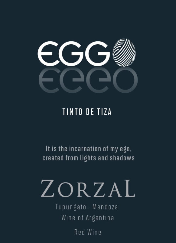Zorzal Eggo Tinto de Tiza 2014 Front Label