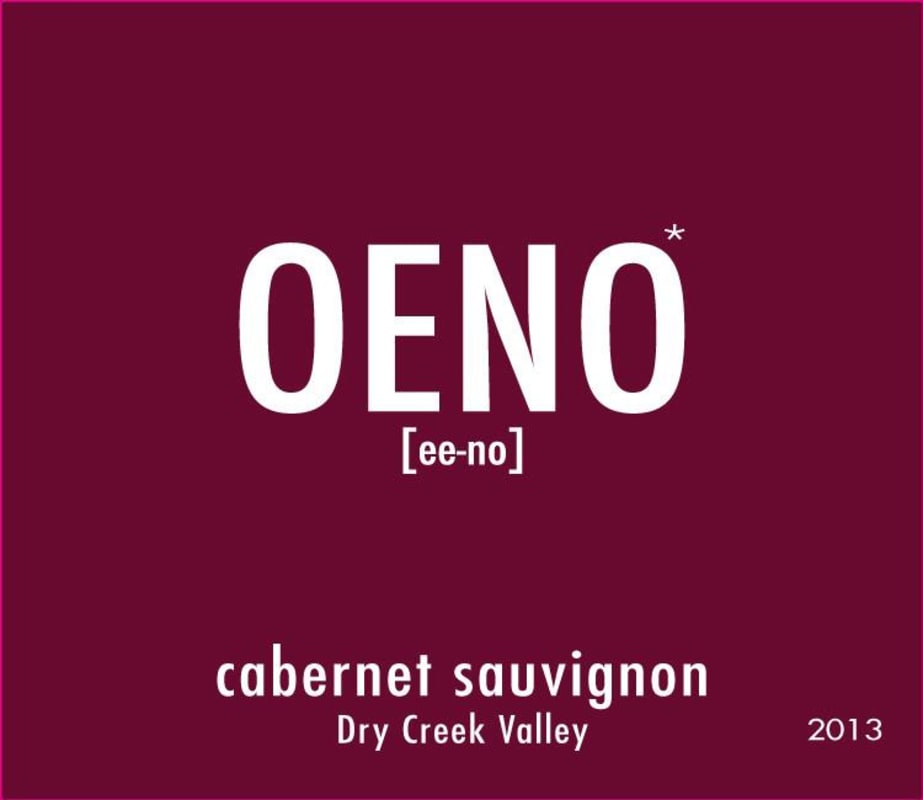 OENO Wines Cabernet Sauvignon 2013 Front Label