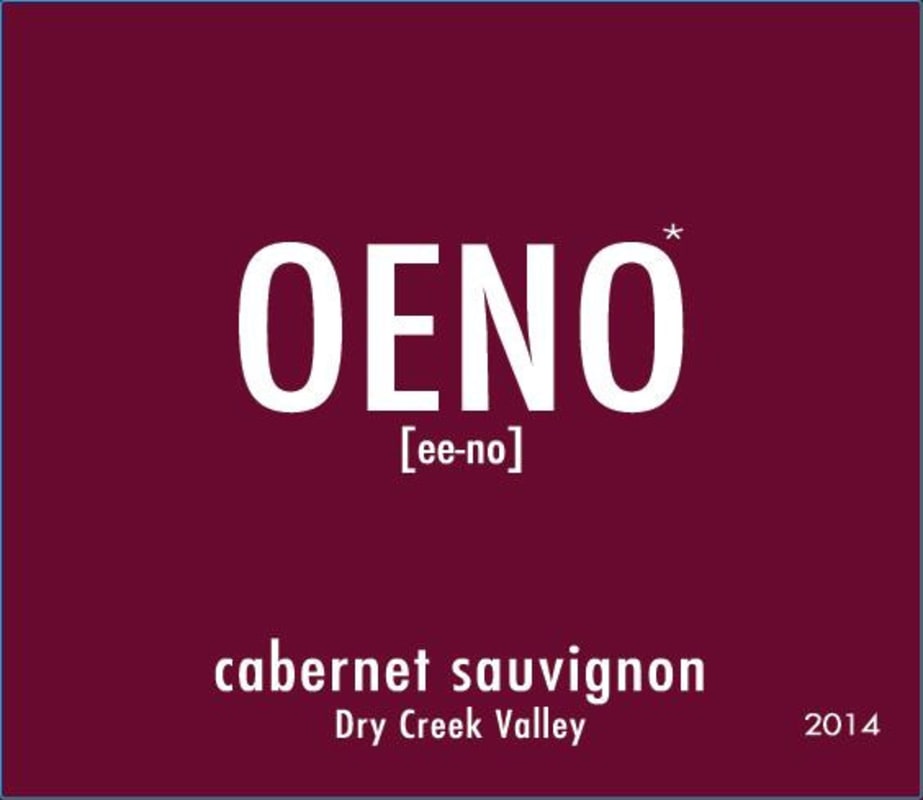OENO Wines Cabernet Sauvignon 2014 Front Label