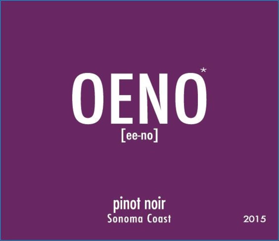 OENO Wines Pinot Noir 2015 Front Label