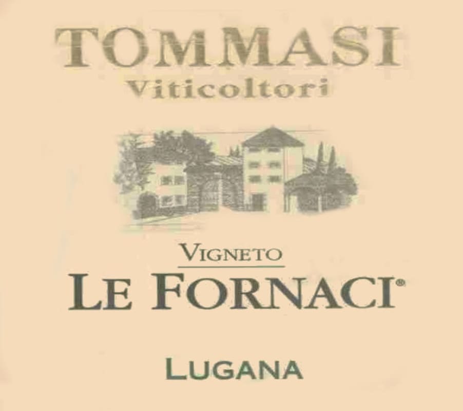 Tommasi Lugana Le Fornaci 2014 Front Label