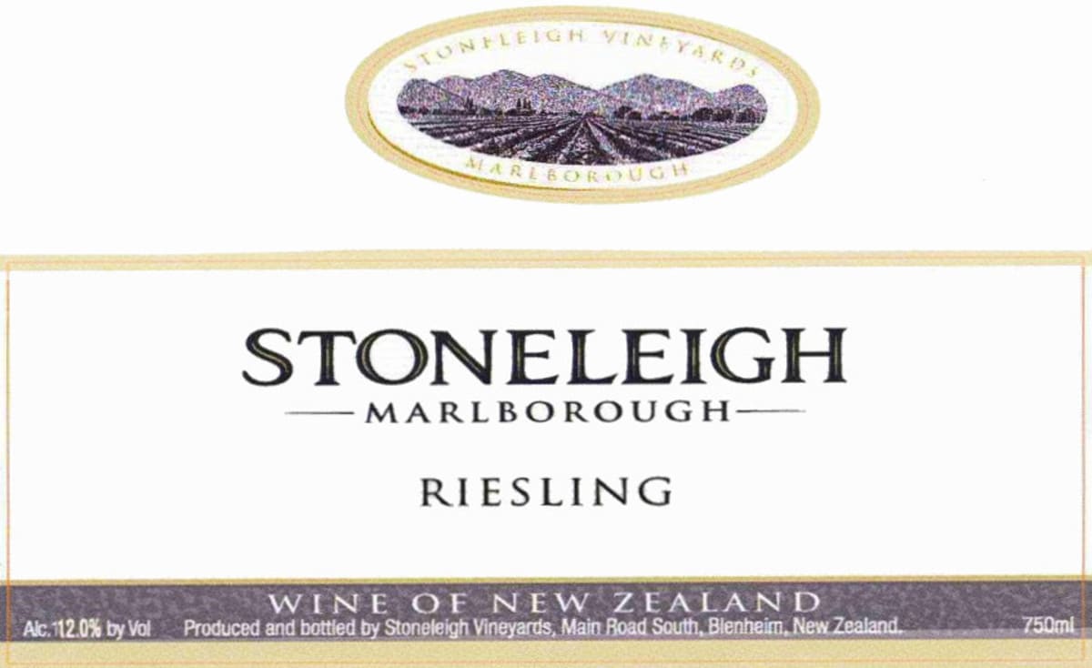 Stoneleigh Riesling 2014 Front Label