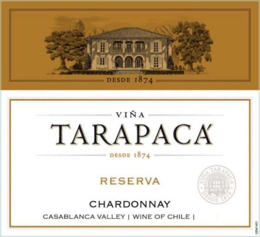 Vina Tarapaca Riserva Chardonnay 2014 Front Label