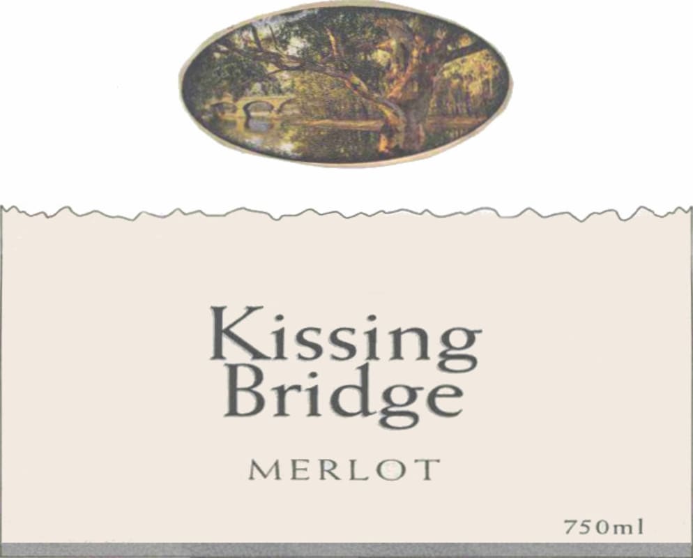 Cheviot Bridge Kissing Bridge Merlot 2014 Front Label