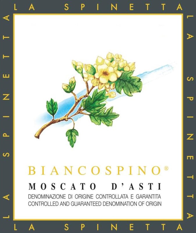 La Spinetta Moscato d'Asti Biancospino 2014 Front Label