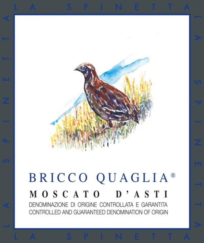 La Spinetta Moscato d'Asti Bricco Quaglia 2014 Front Label