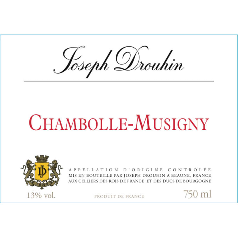 Joseph Drouhin Chambolle-Musigny 1999 Front Label