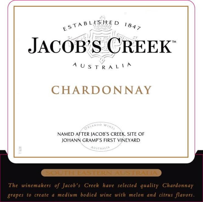 Jacob's Creek Classic Chardonnay 2014 Front Label