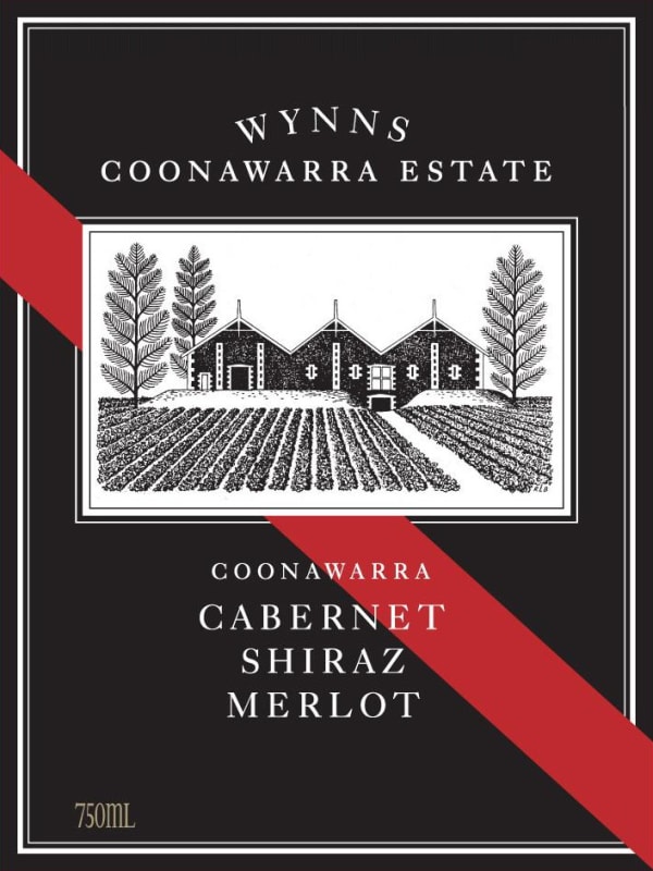 Wynns Coonawarra Estate Cabernet Shiraz Merlot 2014 Front Label