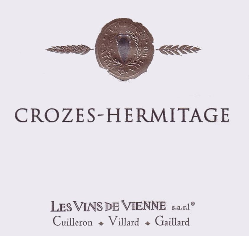 Vins de Vienne Crozes-Hermitage Syrah 2014 Front Label