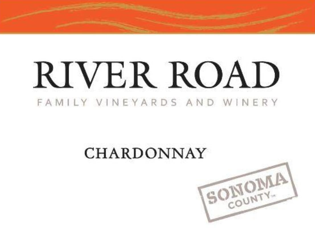 River Road Vineyards Chardonnay 2015 Front Label