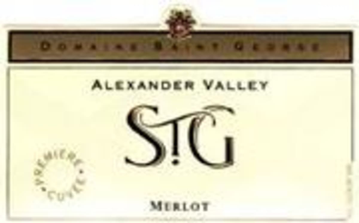 Dom. St. George STG Alexander Valley Merlot 1997 Front Label
