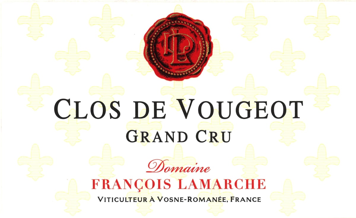 Francois Lamarche Clos de Vougeot Grand Cru 2014 Front Label