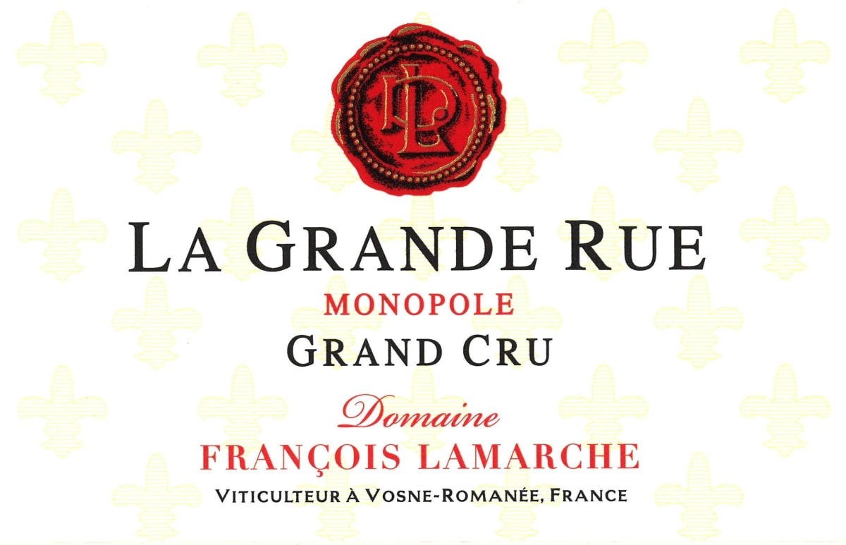 Francois Lamarche La Grande Rue Monopole Grand Cru 2014 Front Label