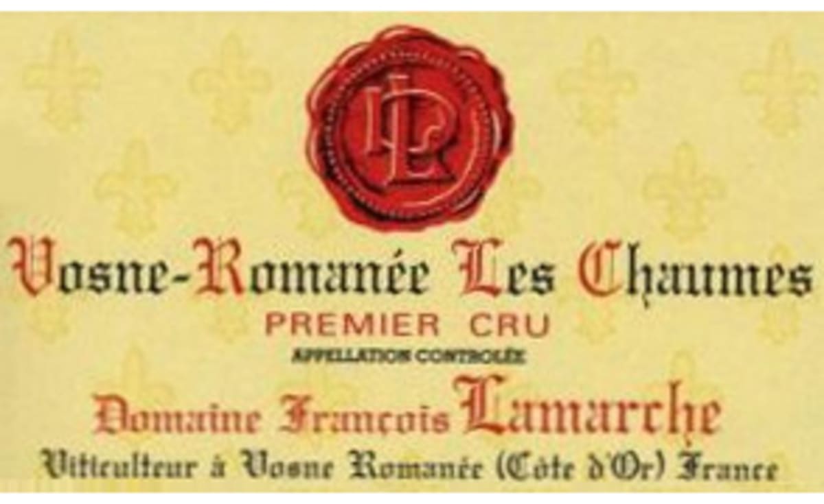 Francois Lamarche Vosne Romanee Les Chaumes Premier Cru 2014 Front Label
