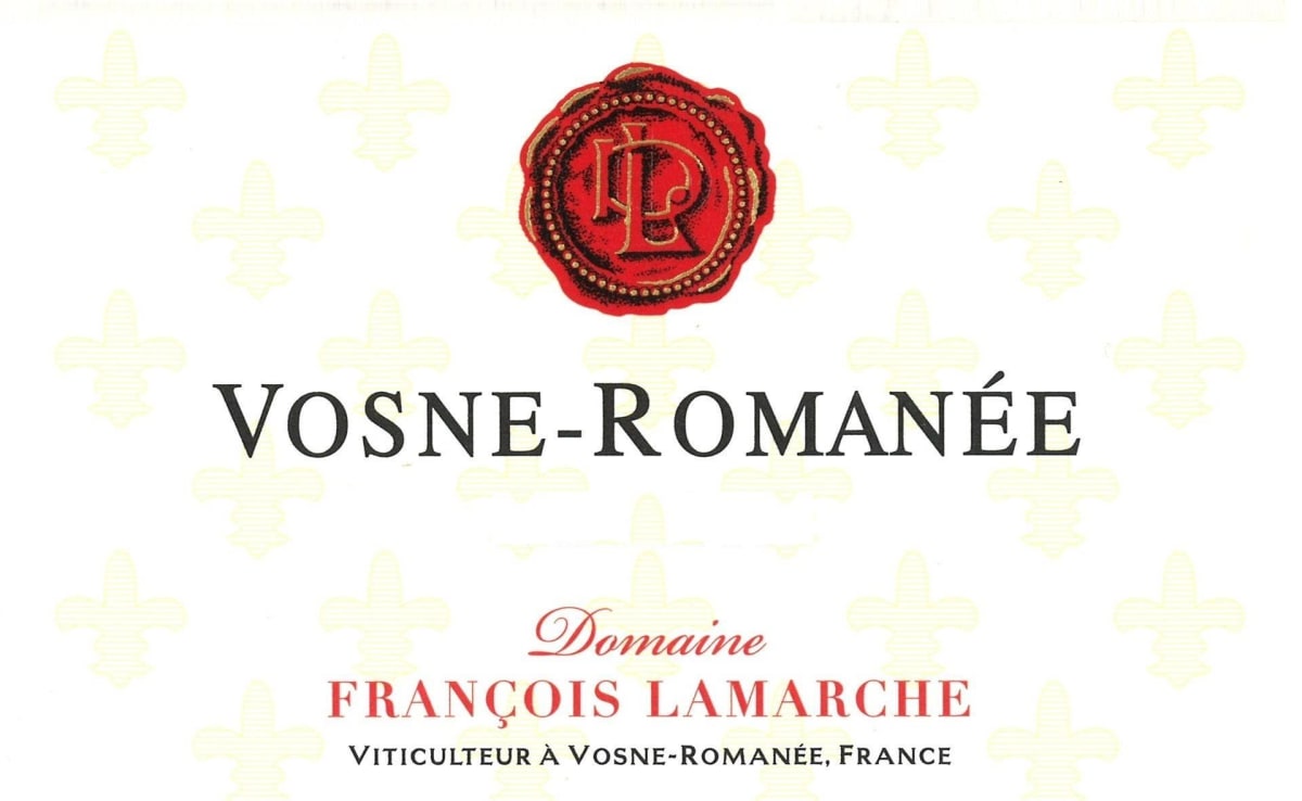Francois Lamarche Vosne-Romanee 2014 Front Label