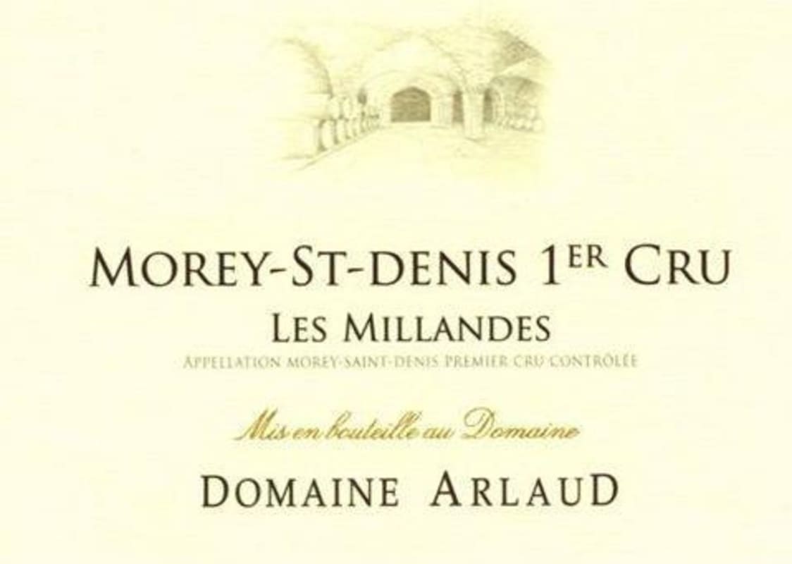 Domaine Arlaud Morey-Saint-Denis Les Millandes Premier Cru 2014 Front Label