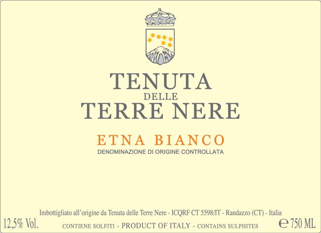 Tenuta delle Terre Nere Etna Le Vigne Niche Bianco 2014 Front Label