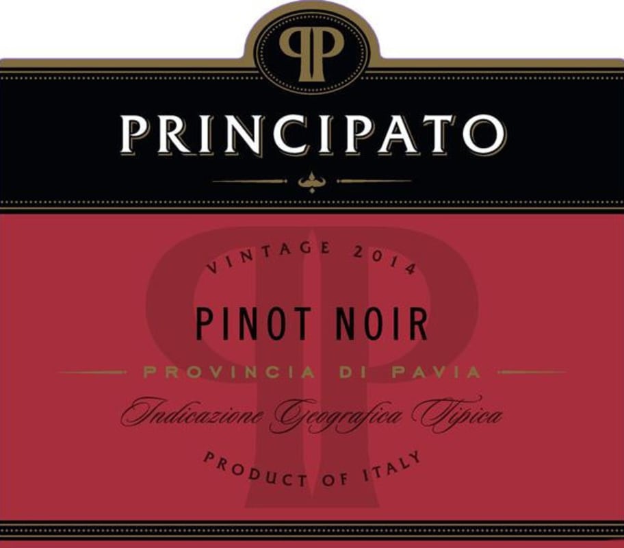 Principato Pinot Noir 2014 Front Label