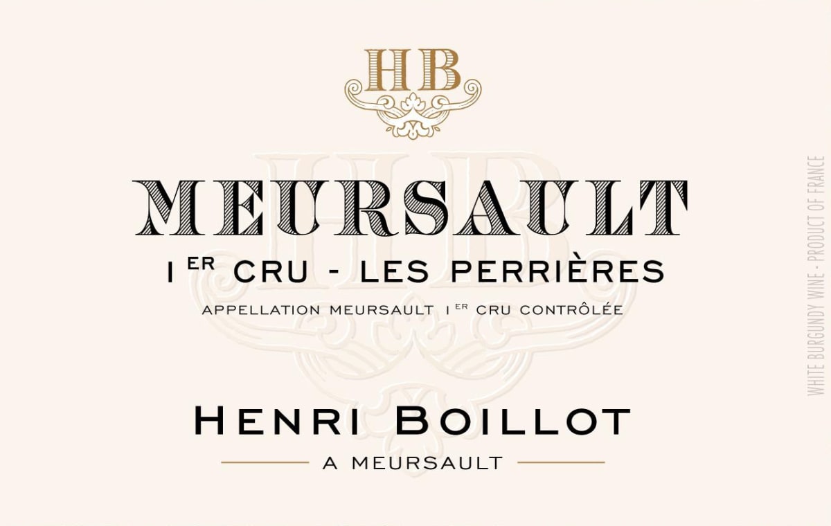Domaine Henri Boillot Meursault Les Perrieres Premier Cru 2014 Front Label