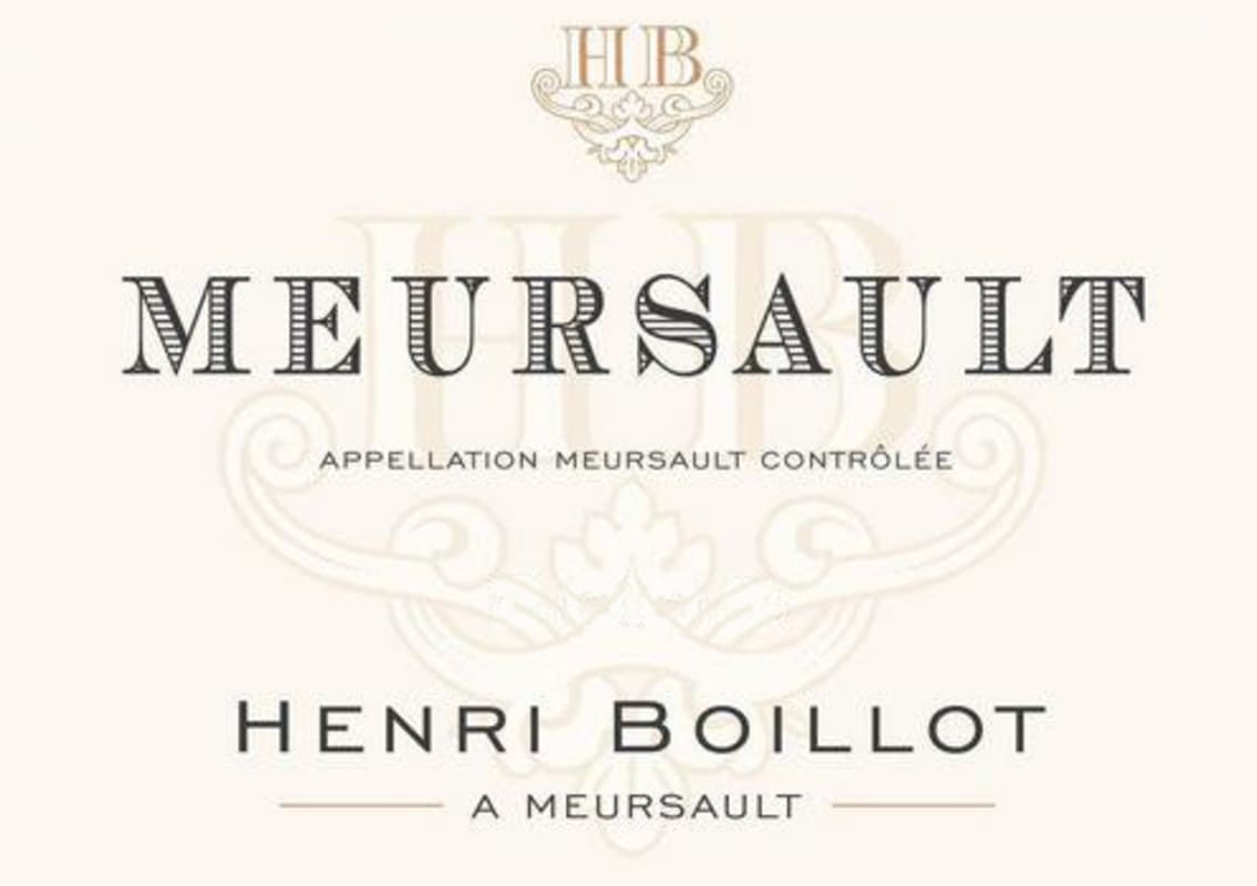 Domaine Henri Boillot Meursault 2014 Front Label