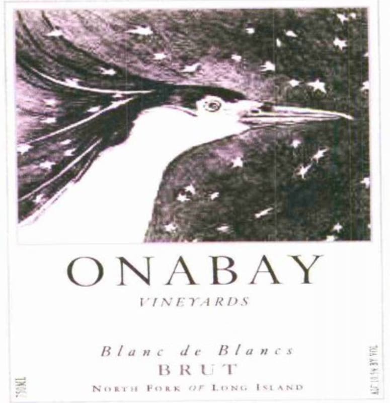 Onabay Vineyards Blanc de Blancs Brut 2007 Front Label