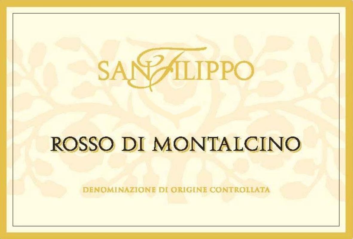 San Filippo Rosso di Montalcino 2014 Front Label