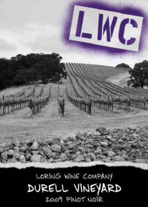 Loring Wine Company Durell Pinot Noir 2009 Front Label