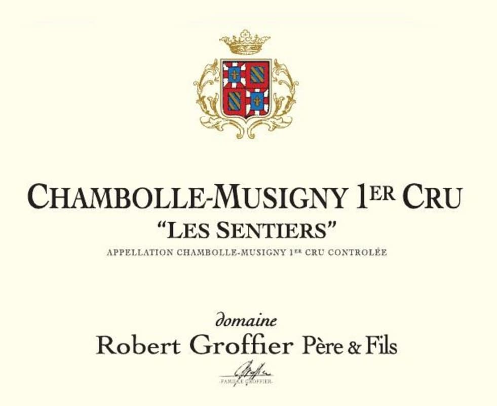 Domaine Robert Groffier Chambolle-Musigny Les Sentiers Premier Cru 2014 Front Label
