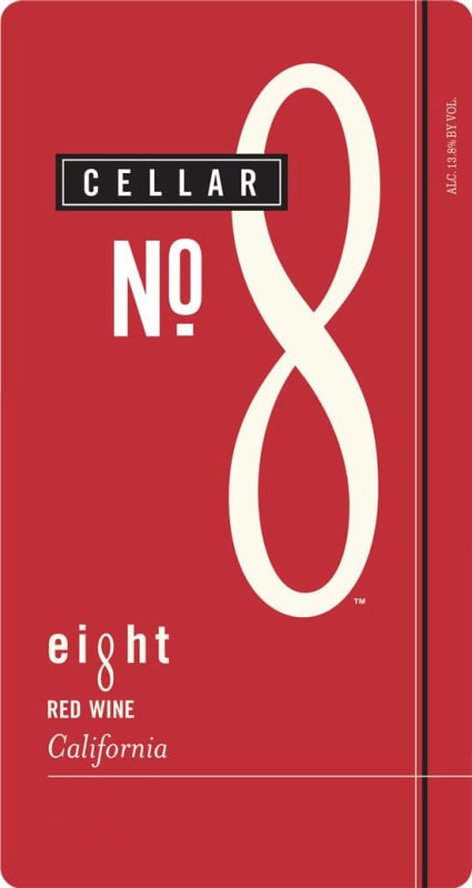 Cellar No. 8 Eight Red Blend 2012 Front Label