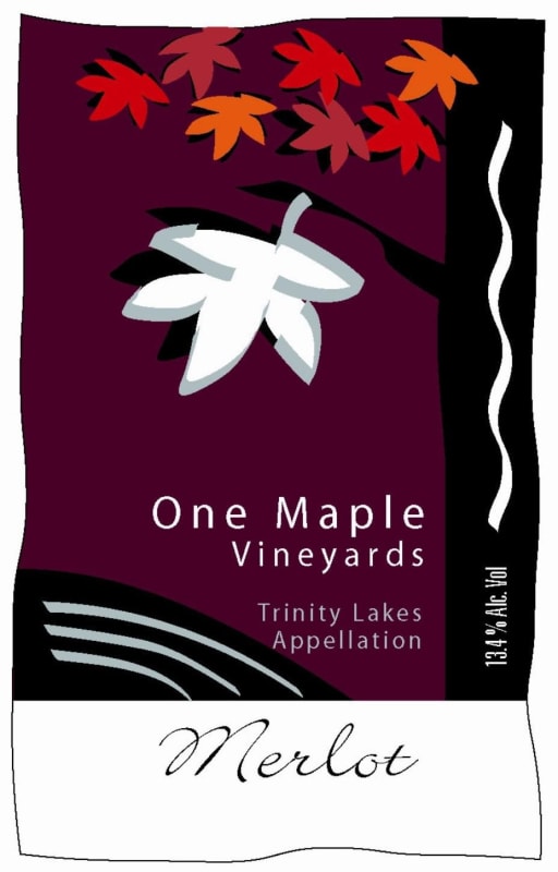 One Maple Winery Merlot 2005 Front Label
