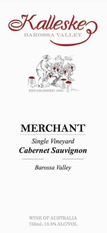 Kalleske Merchant Cabernet Sauvignon 2015 Front Label