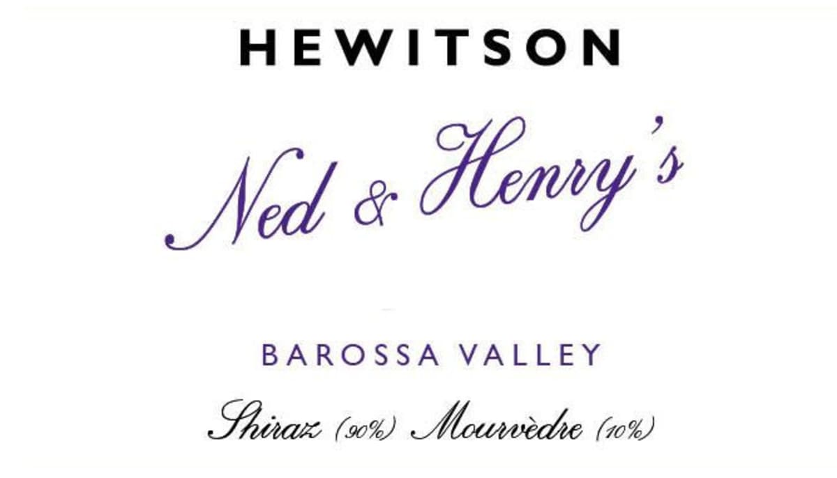 Hewitson Ned & Henrys Shiraz Mourvedre 2015 Front Label